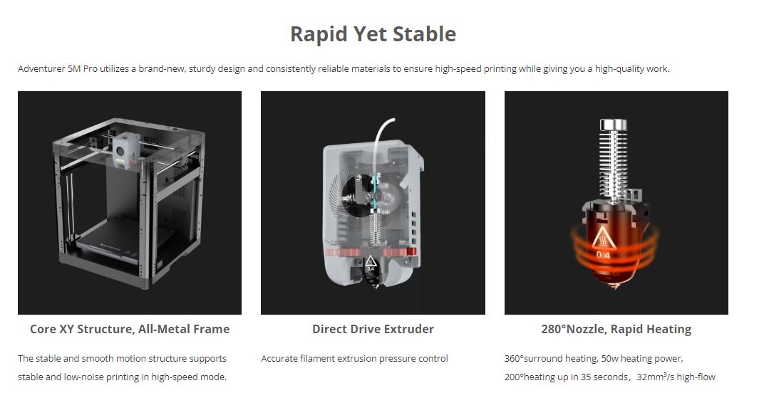 Flashforge Adventurer 5M 3D Printer NT Innovation Group