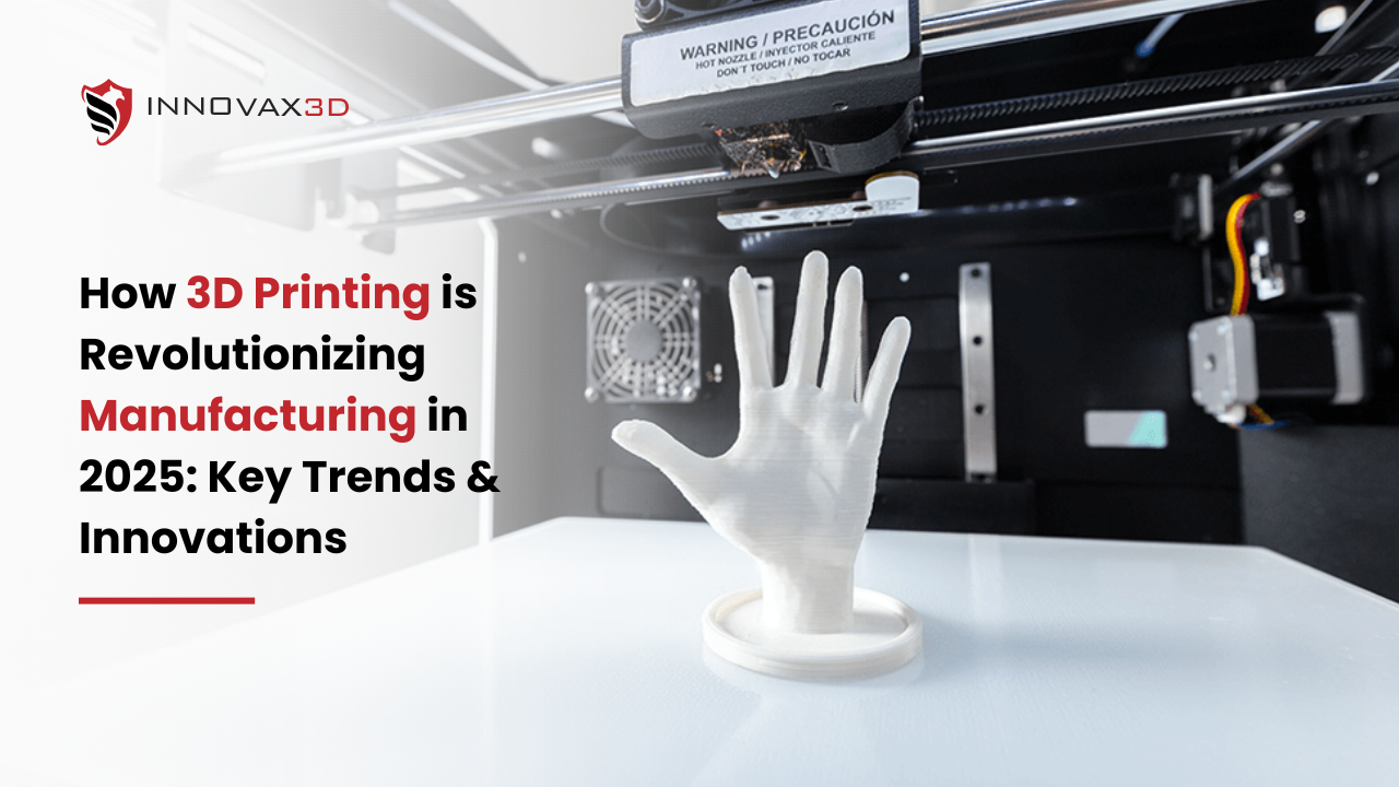 How 3D Printing is Revolutionizing Manufacturing in 2025 Key Trends & Innovations BY Innovax3D